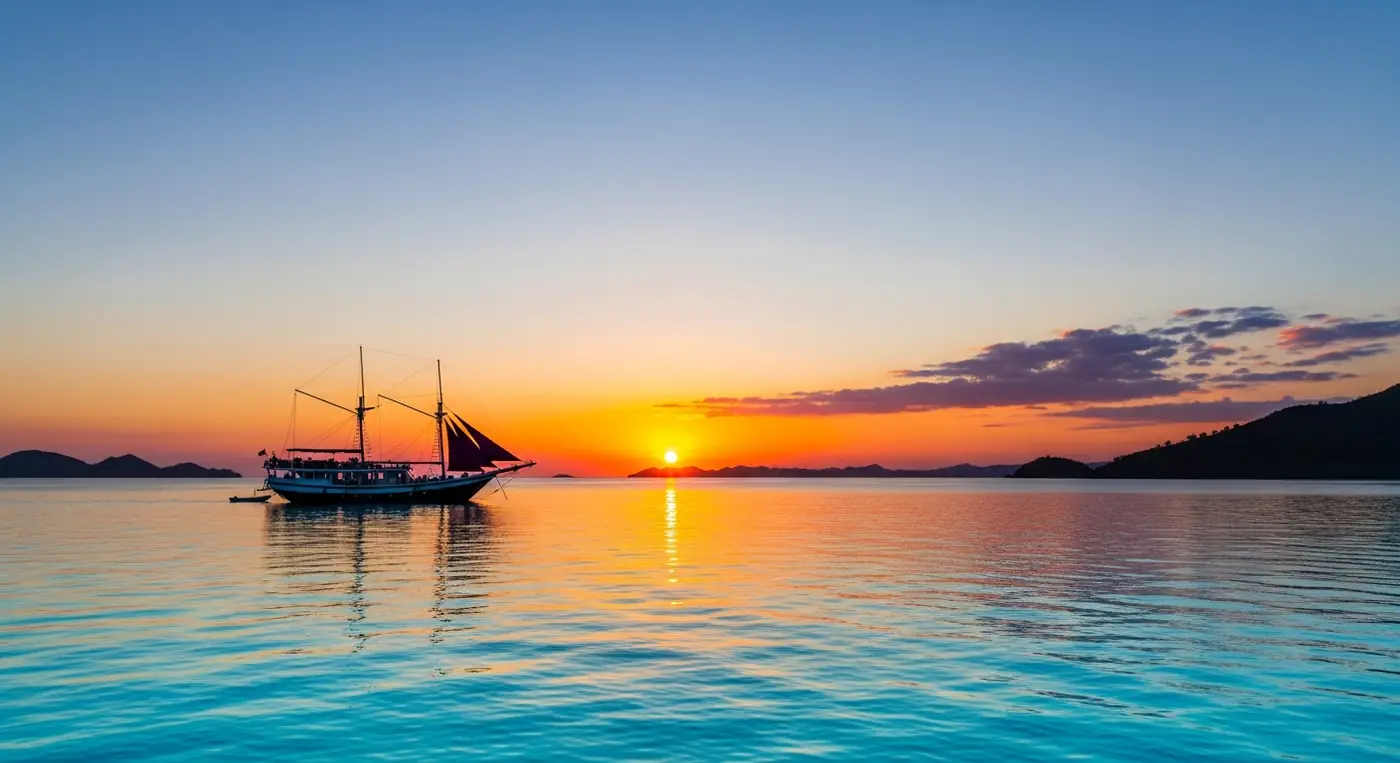 Komodo Sunset Cruise from Labuan Bajo — Golden-Hour Charters